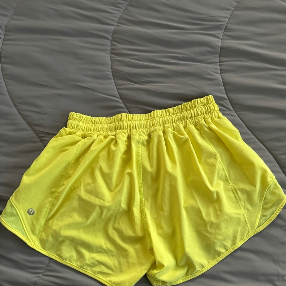 lululemon athletica Women's Neon Yellow Athletic Shorts